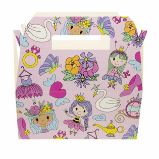 Kaxxa tal-Menu Princess - Kaxxi tal-Ikel għat-Tfal - 22.5 x 12 x 9.5 cm (24 pz)