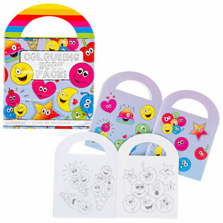 Kotba żgħar tal-kulur Smiley bi stikers (48 biċċa)