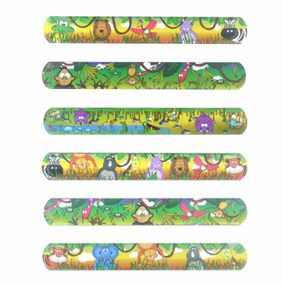 Slap Bracelets Jungle Animals (120 biċċa)