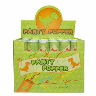 DINOSAURU CONFETTI SHOOTER - DISPLAY (24 BIĊĊA)