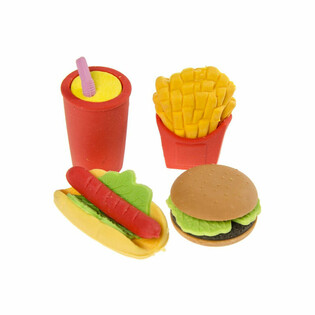 Sett ta' 4 Gomom Fast Food (Kaxxa tal-Wiri 12x)