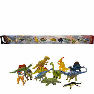ANIMAL WORLD - MIX TA' FIGURI TA' DINOSAWRU (12 pz.)