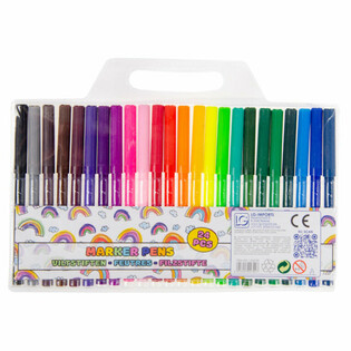 Sett ta' 24 Felt-tip Pens Kbar (Pakkett ta' 12)