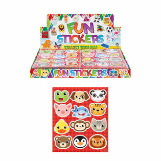FUN STICKERS - MUDELL: ANNIMALI (120 biċċa)