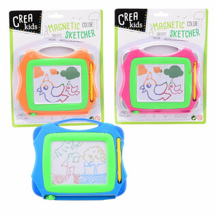 CREA KIDS - Tabella Manjetika tal-Kulur għat-Tpinġija (12-il biċċa)