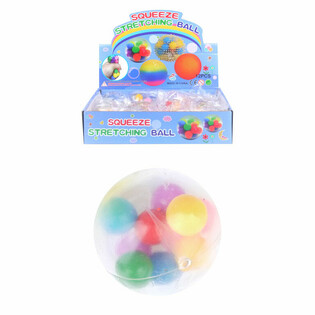 Ballun tal-Għasra &Oslash;6cm bil-Pom Poms (Displej ta' 12)