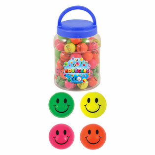 Ballelijiet Smiley &Oslash;3,3cm - Vażett ta' 72 biċċa