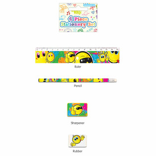 Sett ta' Kartolerija Smiley bi 4 Biċċiet (24 pz.)