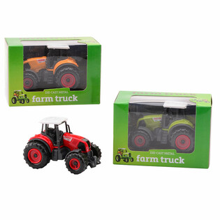 FARM MASTERS - Trakturi Die Cast f'Kaxxa tar-Rigali (12-il biċċa)