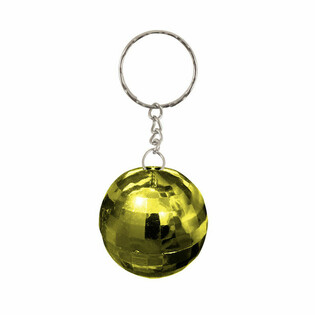 Keychains tal-Ballun tad-Disko tad-Deheb (12-il biċċa)