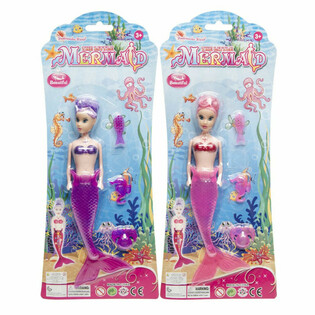 pupa Sirena / Mermaid fuq Card (6 biċċiet)