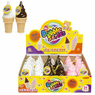 Bżieżaq tal-Sapun Kbar f'forma ta' Ice Cream f'Display (24 biċċa)