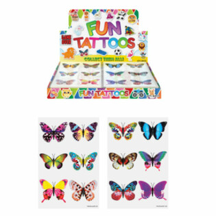 FUN TATTOOS - MUDELL: FRIEFET F'DISPLAY (96 biċċa)