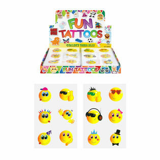 Smiley Tattoos f'Display (96 biċċa)
