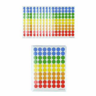FOLJA TA' STIKERS B'70 STIKER TA' TIKKOT DAWL (10 pz.)