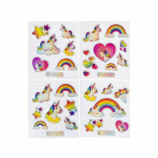 STIKERS GLITTER - UNIKORN (100 biċċa)