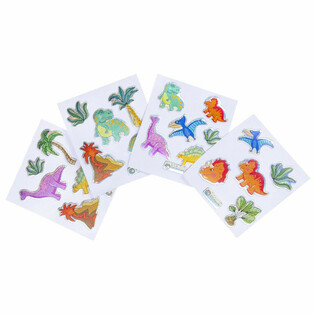STIKERS GLITTER - MUDELL: DINOSAWRU (100 biċċa)