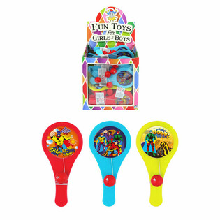 Logħba Paddle Bat Superheroes - Display (96 biċċa)
