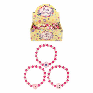 Display ta' Brazzuletti Smiley tal-Injam għall-Bniet (120 biċċa)