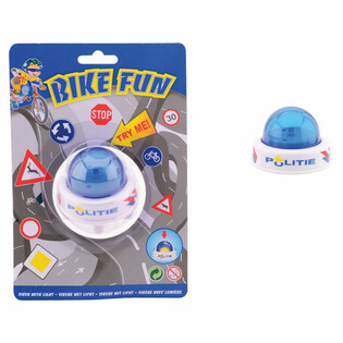 Sirena tal-Pulizija Bike Fun - Dawl u Ħoss għar-Rota tat-Tfal