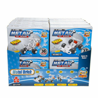 Display Ibni l-Vettura tal-Metall Tiegħek (24 biċċa)