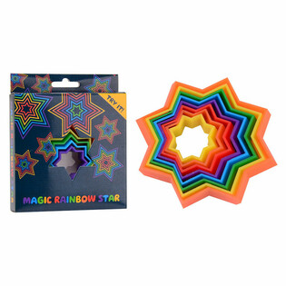 MAGIC STAR 3D FIDGET GAME - 3D MAGIC SHAPE - MAGIC FIDGET 3D - FIL-KAXXA (24 biċċa)