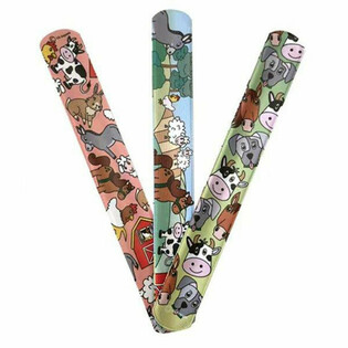 Slap Bracelet - Annimali tal-Farm (36 pz.)