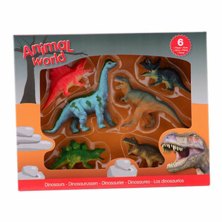 ANIMAL WORLD - Sett ta' Dinosawri (6 Figuri)