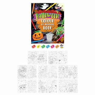 Ktejjeb tal-Kulur bin-Numri - Halloween (48 pz.)