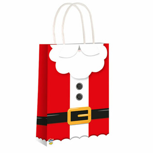 Boroż tal-Karta bil-Father Christmas u l-Mankijiet - 14x21x7cm - 24 Biċċa
