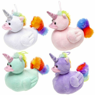 PLUSH UNIDUCKZ - PAPRA UNIKORNU - MIX TA' KULURI - 12x24x17 CM (8 biċċiet)