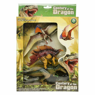 SET TA' 3 FIGURI TAL-LOGĦOB TAD-DINOSAWRU - F'KAXXA TAR-REGAL KBIRA (1 biċċa)