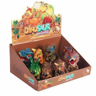 FIGURI TA' DINOSAURS LI JAGĦMLU L-ĦOSS F'DISPLAY (8 biċċiet)