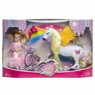 Sett ta' Logħob Unicorn u Prinċipessa - f'Kaxxa tar-Rigali lussuża (1 pz)