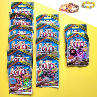 CRAZE LOOPS LOOM - BLINDBAGS - F'DISPLAY (12-il biċċa)