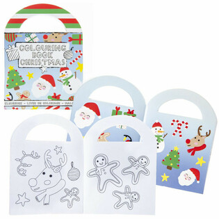 Kotba Żgħar tal-Kulur tal-Milied bl-Istikers (48 biċċa)