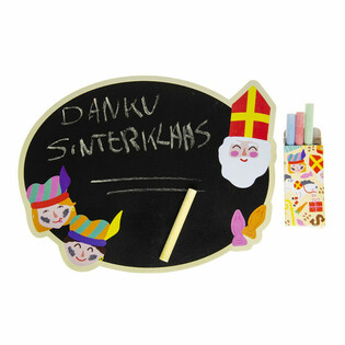 Chalkboard ta' San Nikola b'kaxxa ġibs (24 pz)