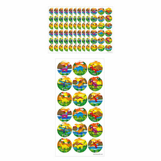 STICKERS DIVERTENTI - DINOSAWRU - 18 STICKERS GĦAL KULL KARTA (10 biċċiet)