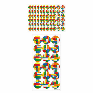 Fun Stickers - Brickz Building Blocks (10 folji)