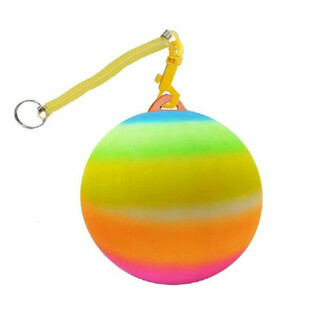 BALLUN TAL-ARCOBALENO BIL-QAFLA / BUNGEE BALL &Oslash;23 cm (10 biċċiet)