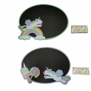 Chalkboard tal-Unicorn bil-Ġibs (Display ta' 24)
