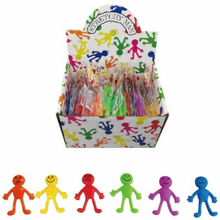 FIGURI SMILEY STRETCHY KULURITI - F'DISPLAY (36 biċċa)