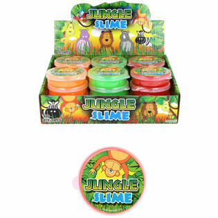 SLIME TAL-ANNIMALI TAL-ĠUNGLA F'DISPLAY (24 biċċa)