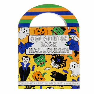 Kotba żgħar tat-tpinġija tal-Halloween bi stikers (48 biċċa)