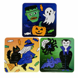 Halloween Puzzles Mix - 14 x 14 cm (50 biċċa)