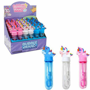 Unicorn Bubble Wand Display (24 Pcs)
