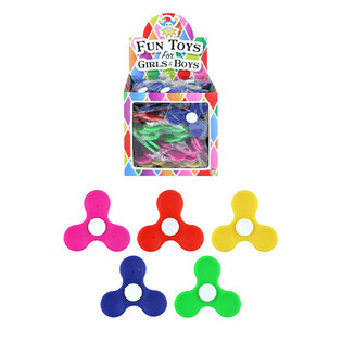 SPINNERS TAL-PLASTIKA F'DISPLAY - MIX TA' KULURI (100 biċċa)