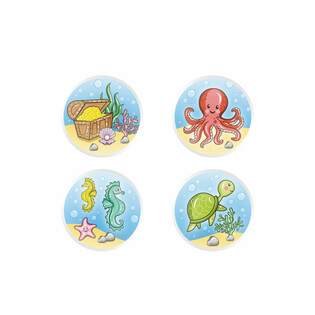 MIX SEA LIFE / ANNIMALI TAL-BAĦAR - BLALEN LI JOMBTU &Oslash;3.3 cm (100 biċċa)