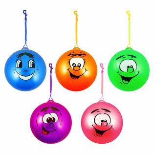 Boċċa Bungee bi Smiley Face u Korda &Oslash; 23 cm (24 biċċa)
