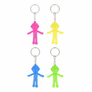 Keychains tal-Aliens f'Kuluri Mixte (60 biċċa)